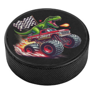 Tyrannosaurus Rex Hockey Puck