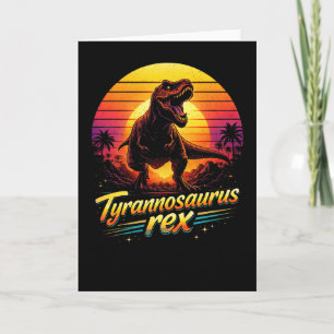 Tyrannosaurus Rex Holiday Card