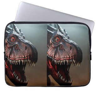 Tyrannosaurus Rex Scary Face, Laptop Sleeve