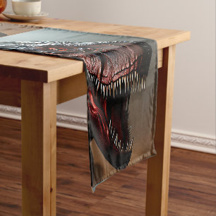 Tyrannosaurus Rex Scary Face, Short Table Runner
