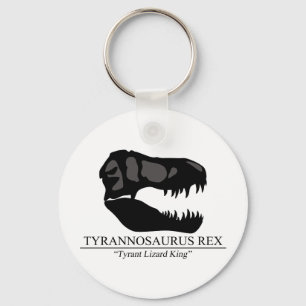 Tyrannosaurus Rex Skull Key Ring