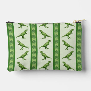 Tyrannosaurus Rex Stripe Zipper Pouch