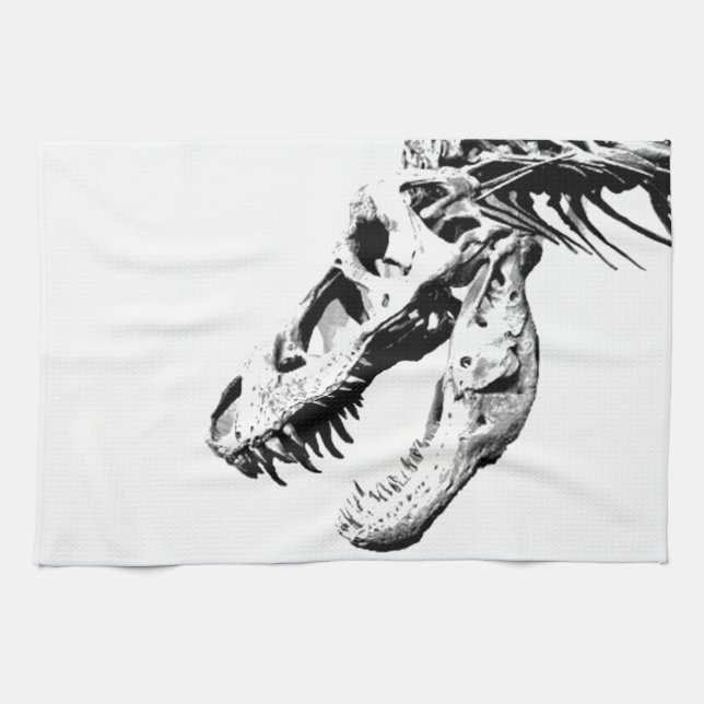 Tyrannosaurus Rex Tea Towel (Horizontal)