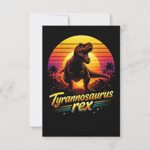 Tyrannosaurus Rex Thank You Card