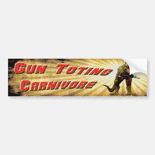 Tyrannosaurus Rex w/ AK Bumper Sticker