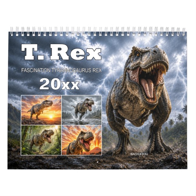 Tyrannosaurus Rex – Wall Calendar (Cover)