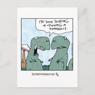 Tyrannosaurus Rx Postcard