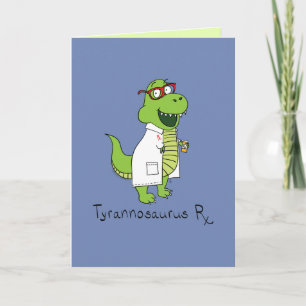 Tyrannosaurus Rx T Rex Funny Greeting Card