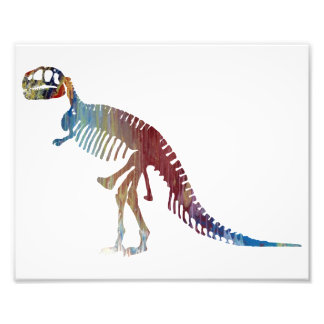 Tyrannosaurus skeleton photo print