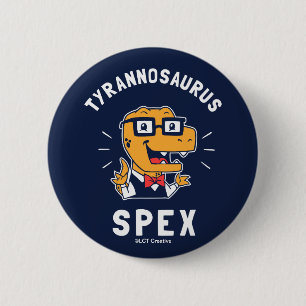 Tyrannosaurus Spex 6 Cm Round Badge
