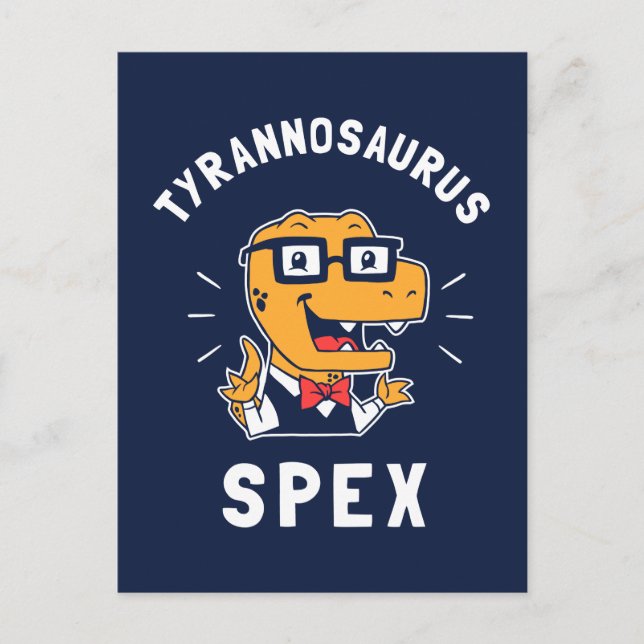 Tyrannosaurus Spex Postcard (Front)