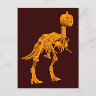Tyrannosaurus tricktreatus postcard