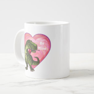 Tyrannosaurus Valentine's Day Large Coffee Mug