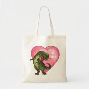 Tyrannosaurus Valentine's Day Tote Bag