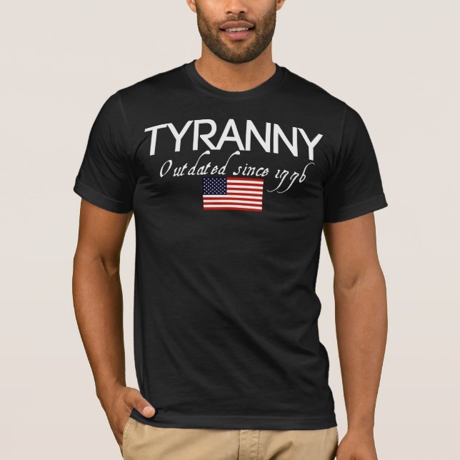 Tyranny Outdated Shirt Dark (Front)
