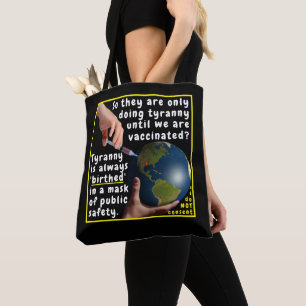 Tyranny's mask Tote Bag