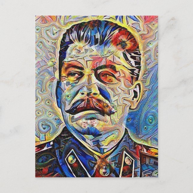 Tyrant Series #2: Nightmare Stalin Postcard (Front)