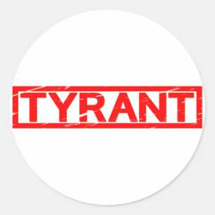 Tyrant Stamp Classic Round Sticker