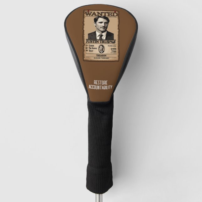 TyrantWear: Demand Accountability Golf Head Cover (Front)