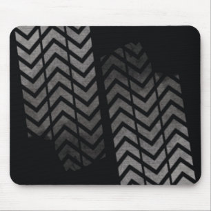 Tyre mark mouse mat