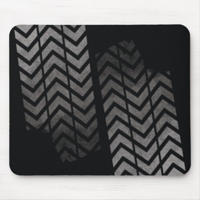 Tyre mark mouse mat (Front)