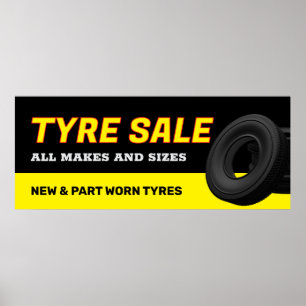 Tyre Sale Custom Poster