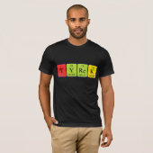 Tyrek periodic table name shirt (Front Full)