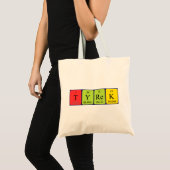 Tyrek periodic table name tote bag (Front (Product))