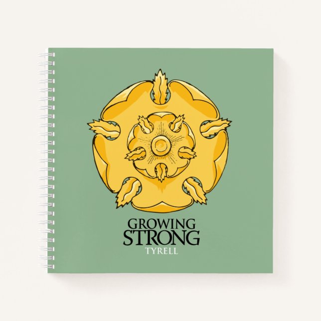 Tyrell Sigil - Growing Strong Notebook (Front)