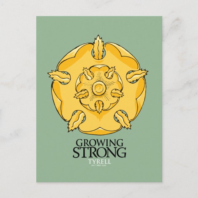 Tyrell Sigil - Growing Strong Postcard (Front)