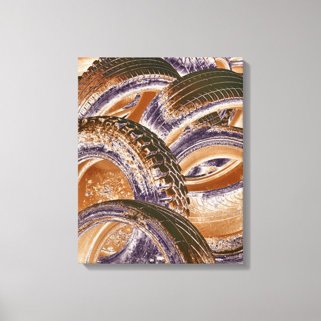 TYRES CANVAS PRINT (Front)