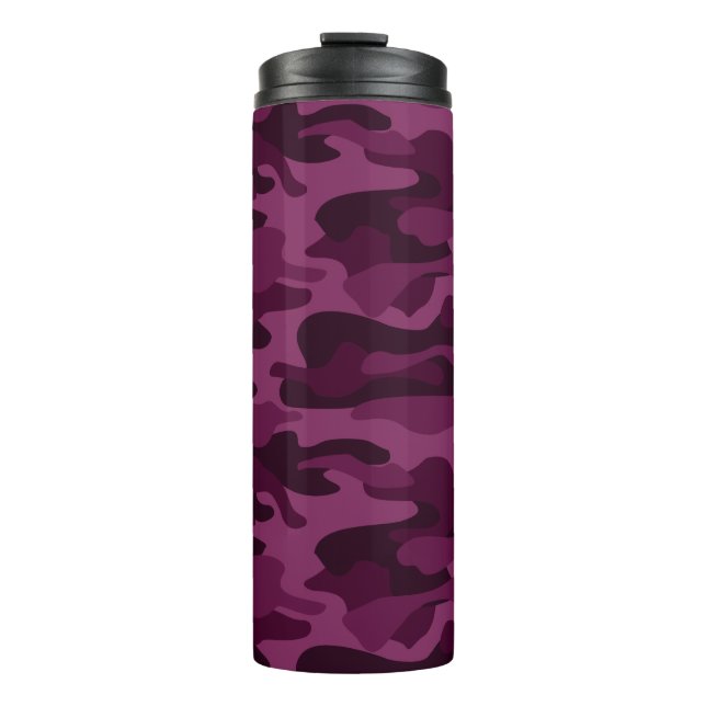 Tyrian Purple Monocolor Camo Thermal Tumbler (Front)