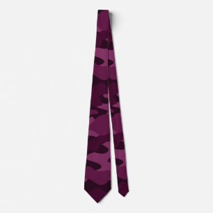 Tyrian Purple Monocolor Camo Tie