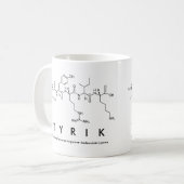 Tyrik peptide name mug (Front Left)