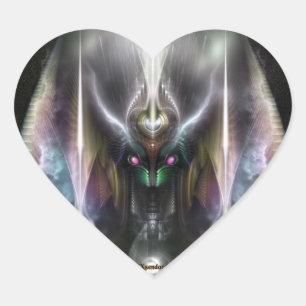 Tyrinan The Horikin God Of War Heart Sticker