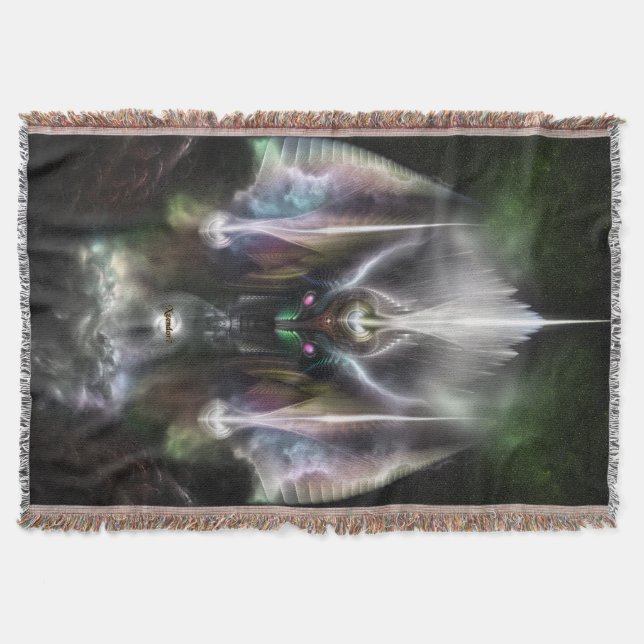 Tyrinan The Horikin God Of War Throw Blanket (Front)