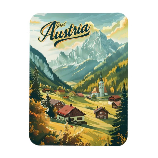 Tyrol Austria Magnet (Vertical)
