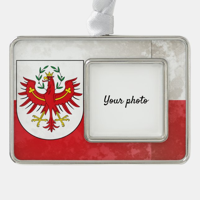 Tyrol Silver Plated Framed Ornament (Front)