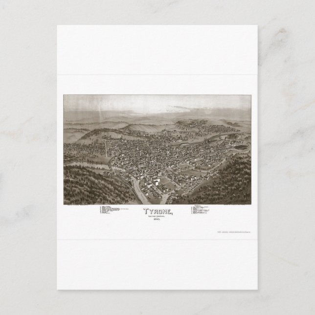 Tyrone Blair County Postcard (Front)