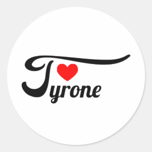 Tyrone Classic Round Sticker