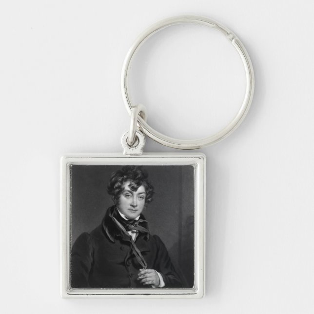 Tyrone Power, engraved by James Sands, c.1833 Key Ring (Front)