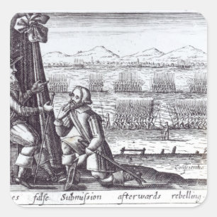 Tyrone's False Submission to the Lord Deputy Square Sticker