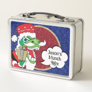 TySantaSaurus Metal Lunch Box
