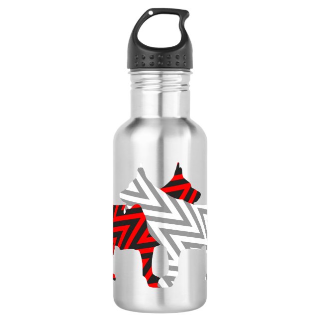 Tysk schäferhund 532 ml water bottle (Front)