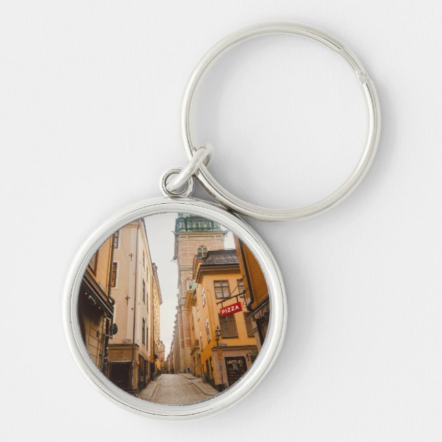 Tyska Brinken, Gamla Stan, Old Town, Stockholm Key Ring (Front)