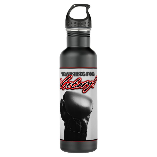 Tyson Fury Essential T Shirt 710 Ml Water Bottle (Front)