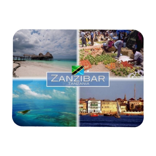 TZ Tanzania - Zanzibar - Magnet (Horizontal)