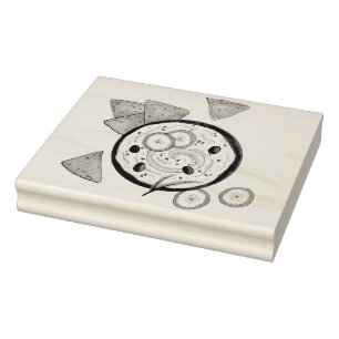 Tzatziki Greek Meze Dip Mediterranean Food Greece Rubber Stamp