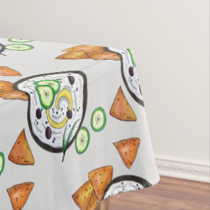 Tzatziki Greek Meze Dip Mediterranean Food Greece Tablecloth