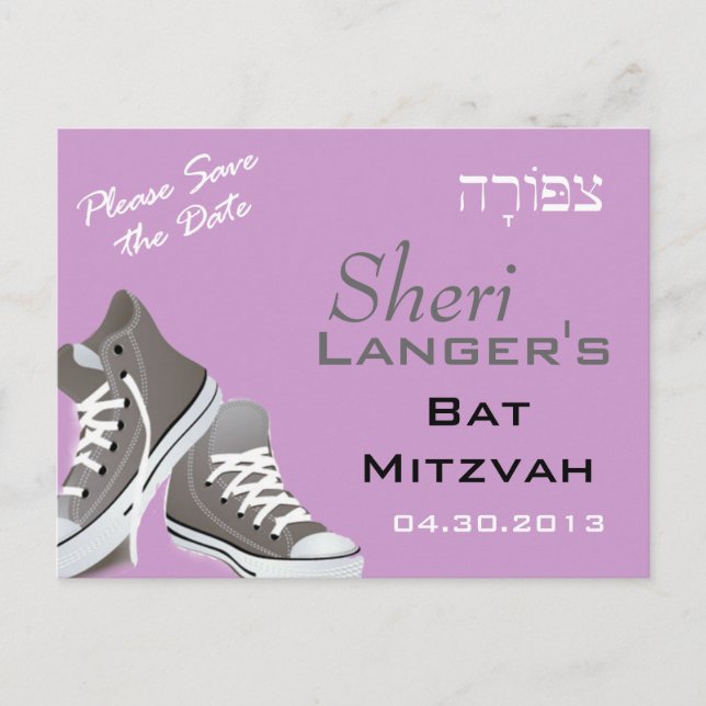 Tziporah Sneakers Postcard (Front)